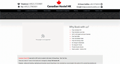 Desktop Screenshot of canadianhostelhk.com